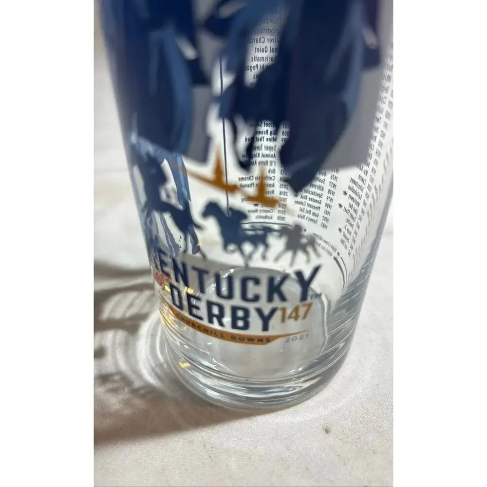 Kentucky Derby 147th Commemorative Glass